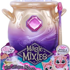 Magic Mixies Magical Misting Cauldron w/ 8” Pink Plush - NEW, SEALED - IN HAND!